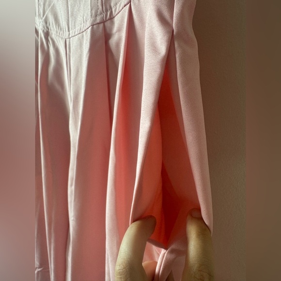 Elegant Pink Wide-Leg Pants - Picture 6 of 8